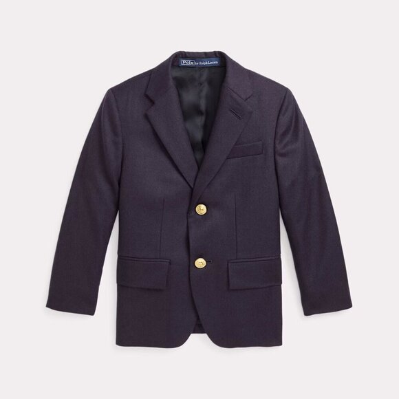 Polo Ralph Lauren The Iconic Doeskin Blazer Little Boys' Navy $475 - Size 8Y New - Picture 1 of 11